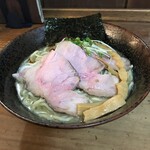 貝ガラ屋 - 牡蠣ソバ+チャーシュー