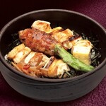 烤雞肉串蓋飯