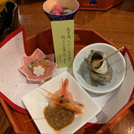 加賀屋 姉妹館 あえの風 - 前菜
      2019/11  by みぃこのごはん日記