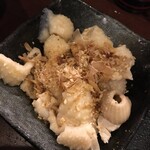 Sumibi Yakitori Massugu - とり皮ポン酢400円