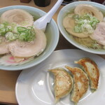 今回は揃って､チャーシューメン！