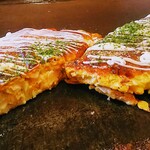 Okonomiyaki Yokoduna - 名物親皮玉880円