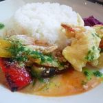 水呑カフェボヌー - レッドシュリンプカレー