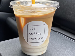 Lit coffee service - ・ミルクコーヒー 500円/税込
                        ・エスプレッソダブル 50円/税込