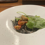 トラットリア ピアット フレスコ - イカスミリゾット