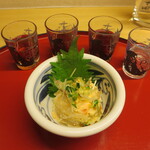 天ぷら やす田 - 紹興酒の飲み比べ