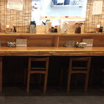 うどん処 重己 - カウンター風景