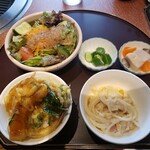 焼肉 幸乃羽 - サラダ、天丼、パスタ他（簡易ブッフェ）2020.07.27
