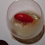 Fujiya 1935 - トマトのシャーベットと発酵させた河内晩柑のスープ