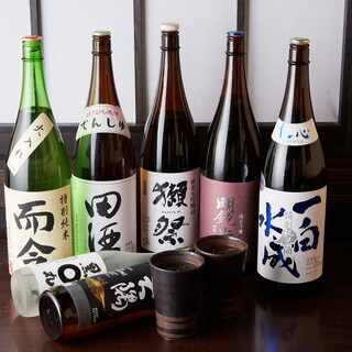 而今、写乐、仙禽...汇集了行家喜欢的稀有日本酒