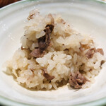 傳 - 和牛の土鍋炊き込みご飯