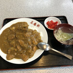 五番軒 - カツカレー（ご飯少なめ）