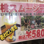 Cafe Di Espresso KO:HI:KAN - 桃スムージー 580円