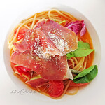 SLF - 生ハムとルッコラ、フレッシュトマトのパスタ [パスタセット]