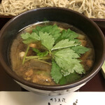 蕎麦處 しみず - つけ汁