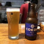 ラーメン屋 トイ・ボックス - 「COEDO瑠璃」480円