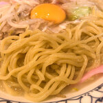 かいの - 鶏白湯スープが美味しいのはもちろん、この麺もすごく美味しい！
