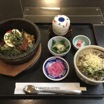 Sanjuusan Gendou - 石焼ビビンバと冷やし山菜たぬきそば