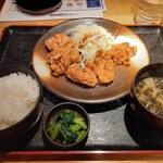 テング酒場 - 唐揚げ定食