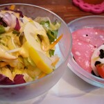 カウンタック - サラダ二種類！