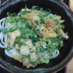 うどん 一福 - 醤油うどん(冷・小)