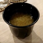 すし崇 - しじみ味噌汁