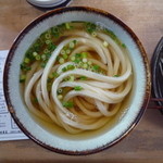 イーハトーボ - だしがけうどん・ひやあつ小450円