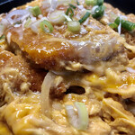 吉ひろ - カツ丼のアップ