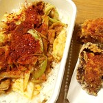 赤から - 激辛回鍋肉丼&爆弾唐揚げレッド