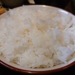 天ぷら・居酒屋 泉秀 - 普通サイズのご飯がこのサイズ