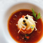 レストラン けやき - カッペリーニの細麺