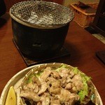 Sasanoshizuku - 鶏ハラミの炭炙り焼き