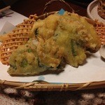 Sasanoshizuku - 里芋の紫蘇はさみ揚げ
