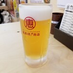 元祖串かつ 恵美須商店 - 生ビール 330円