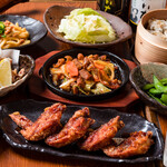 手羽だるま - 料理写真:コース料理