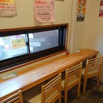 ふる里うどん  - カウンター席