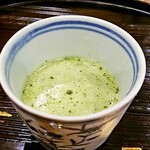 勢麟 - モロヘイヤと酢橘の摺流し