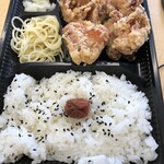 目黒のさんま 菜の花 - 唐揚げ弁当600円(税込)