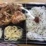 目黒のさんま 菜の花 - 唐揚げ弁当600円(税込)