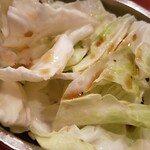 あさひ食堂 - お通し(キャベツ)(？円)