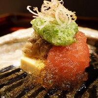 日本料理 直 - アワビの酒蒸し