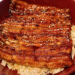 魚栄 - うな重 中串＋きも吸い　ズームアップ