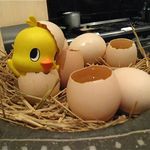 神保町 傳 - 東京でもトキの赤ちゃんが生まれたそうです（笑）