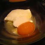 神保町 傳 - ホワイトアスパラガスにポトリ！