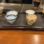 Soba Sake Takashimaya - この中から好きなおちょこをどうぞ！