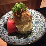 Saba Gin - 今日から新たなポテサラ→合鴨ロースと茄子の和風ポテトサラダ