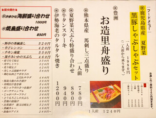 個室 黒豚しゃぶしゃぶと魚 まん - 