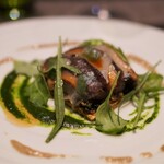 レストラン リューズ - 八色椎茸をタルト仕立て