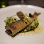 レストラン リューズ - 鮎のクルスティアン