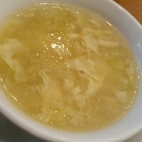個室中華 頤和園 溜池山王店 - とうふとキャベツと卵のスープ。あっさり、すっきり味です